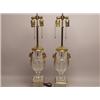 Image 2 : Pair of Cut Crystal Lamps