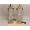Image 3 : Pair of Cut Crystal Lamps
