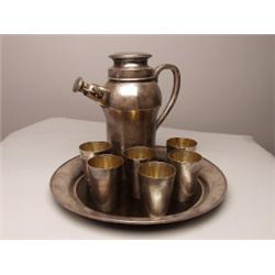 Japanese Silver Coctail Service