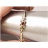 Image 1 : 14K Gold Diamond & Garnet Bangle