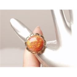 Fine Opal Ring Set in 14K Gold