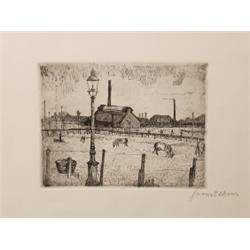 Franz Elkins Etching