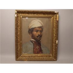 19th C Orientalist Oil on Canvas