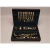 Image 1 : Gilt Metal 45 Piece Dinner Service