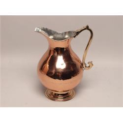 Antique Far Easter Tinned Pitcher