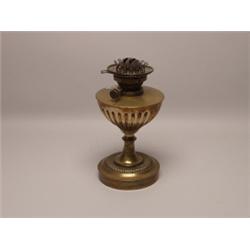 Antique Brass Coal Oil Lamp