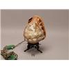Image 1 : Antique Italian Cameo Carved Shell Lamp