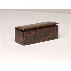 Georgian Scottish Lacquer Ware Snuff