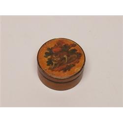 Mid 19th C. English Lacquer Box