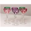 Image 1 : Set of Six Cased Crystal Sherry Glasses