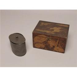 Two Old Tea Caddies