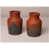 Image 1 : Two Victorian Teracotta Condiment Jars
