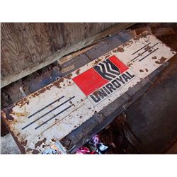 Uniroyal Tire Sign 1' x 4'