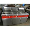 Image 1 : Vulcan Gas Triple Large Capacity Deep Fryer