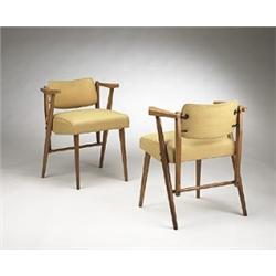 Franco Albini armchairs, pair