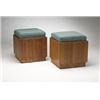 Image 1 : Frank Lloyd Wright Usonian hassocks, pair
