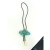 Image 2 : Carved Turquoise Bolo Tie - "LV"