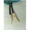 Image 9 : Carved Turquoise Bolo Tie - "LV"