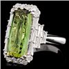 Image 2 : 14K Gold 4.05ct Tourmaline & 0.95ct Diamond Ring