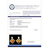Image 3 : 14K Gold 4.00ctw Citrine & 0.03ctw Diamond Earring