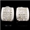 Image 1 : 14K Gold 1.56ctw Diamond Earrings