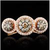 Image 1 : 18K Gold 0.69ctw Fancy Color Diamond Ring