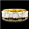 Image 1 : 18K Gold 0.70ctw Diamond Ring