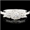 Image 1 : 18K Gold 0.71ctw Diamond Ring