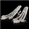 Image 2 : 14K White Gold 3.50ctw Diamond Earring