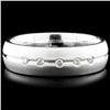 Image 1 : 14K Gold 0.10ctw Diamond Ring