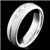 Image 2 : 14K Gold 0.10ctw Diamond Ring