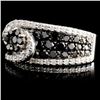 Image 2 : 14K White Gold 2.82ctw Fancy Diamond Ring