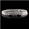 Image 2 : 14K White Gold 2.00ctw Diamond Bracelet