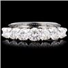 Image 1 : Solid Platinum 1.00ctw Diamond Ring