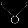 Image 2 : 14K Gold 0.81ctw Diamond Pendant