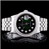 Image 1 : Rolex SS DateJust 1.00ctw Diamond Gents Wristwatch