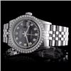 Image 2 : Rolex SS DateJust 1.50ct Diamond Men's Wristwatch
