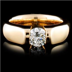 14K Yellow Gold 0.42ctw Diamond Ring
