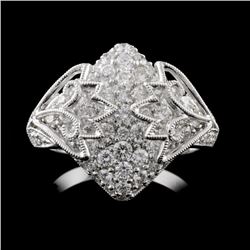 18K White Gold 1.59ct Diamond Ring