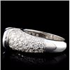 Image 3 : 14K White Gold 1.63ct Sapphire & 2.24ct Diamond Ri