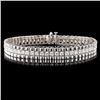 Image 1 : 14K Gold 4.24ctw Diamond Bracelet