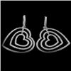 Image 2 : 18K White Gold 3.90ct Diamond Earrings