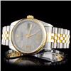 Image 2 : Rolex YG/SS DateJust Diamond Gents Wristwatch