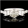 Image 1 : 18K White Gold 1.50ctw Diamond Ring