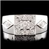 Image 1 : 14K Gold 0.54ctw Diamond Ring