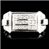 Image 1 : 14K Gold 0.77ctw Diamond Ring