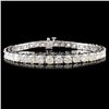 Image 1 : 14K Gold 10.00ctw Diamond Bracelet