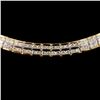 Image 2 : 14K Yellow Gold 11.00ct Diamond Necklace