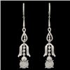Image 1 : 14K Gold 1.67ctw Diamond Earrings