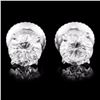 Image 1 : 14K Gold 1.16ctw Diamond Earrings